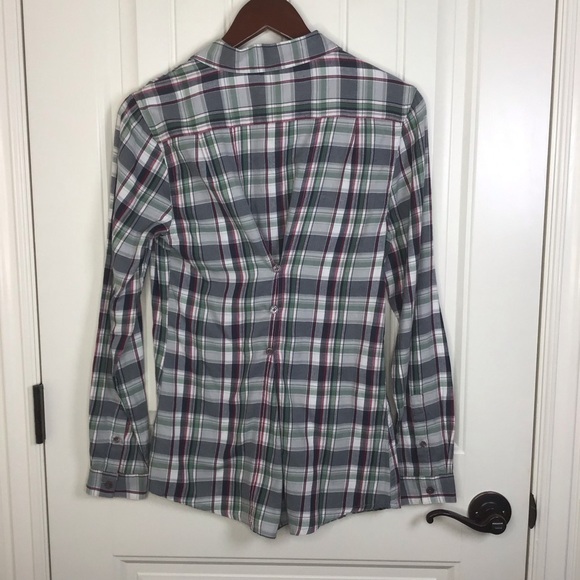 Hornytoad Mixologist Organic Cotton Button Front Long Sleeve Shirt Size Small. - Picture 6 of 11